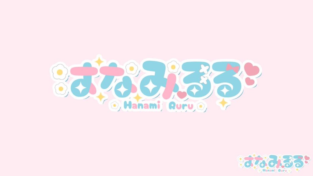 ポップ&キュートな配色の作例